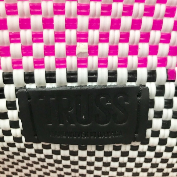 Mini purse with leather straps & handles - Picture 5 of 6